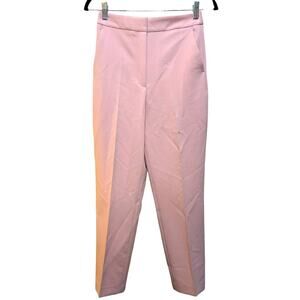 Zara Pink Pleated High Waist Trouser Pants Size XS